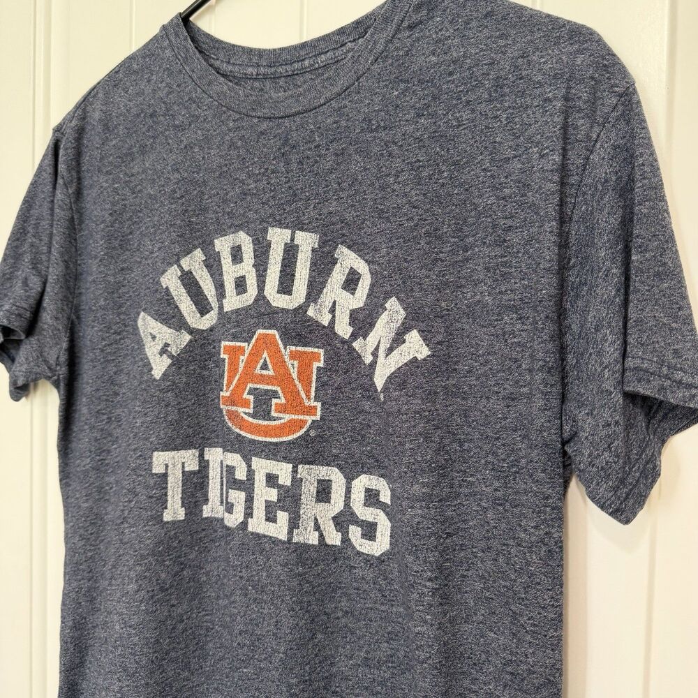Original Retro Brand Auburn Tigers 50/50 Blend Short Sleeve T Shirt Women Small